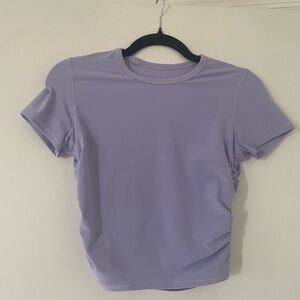 Lululemon All It Takes Top Lilac Smoke Size 4